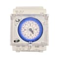 Analog Mekanisk Tidströmbrytare 110V-220V 24 timmar Daglig Programmerbar 15 min Inställningstidströmbrytare Rela