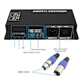 Miniatyrbillede 4 af 5: Højeffekt LED Controller LED 512 Decoder Lysdæmper Driver DC12V-24V Til LED RGB Strip Eller Lys (3 Kanaler)