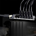 Pikkukuva 4 / 5: TYPE-C - SATA3.0 5 Portin Adapterimuunninkortti 6Gbps USB10G JM575+JMS580 SATA SSD HDD -laajennukseen