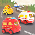 Pikkukuva 3 / 3: Poliisiauto Lelu pojan inertia-auto leluauto 1kpl keltainen