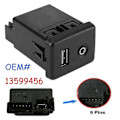 Miniatyrbillede 2 af 5: Til Opel Insignia A Audio Auxiliary Aux Jack Usb Opladningsport Modul Stik 13599456 - SFYGV