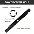 Miniatyrbilde 2 av 5: Bioklipp-kniv for gressklipper til Troy Bilt TB280ES Craftsman skyveklipper