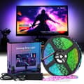 Miniatyrbilde 1 av 5: Gaming Ambilight RGBIC LED for 27″ Screen – PC Sync, Multicolor