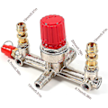 Miniatyrbillede 2 af 3: Kompressor - Samfox Manifold til Kompressor Luftkompressor Udløbsrør Regulator Fitting