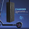 Miniatyrbillede 3 af 5: Oplader til S1 El-Scooter 42v 1.5ah Batteriopladning (EU Stik)