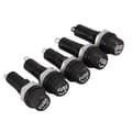 5 st AC 125V 15A 6 x 30mm Panelmonterad Säkringshållare