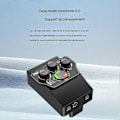 Miniatyrbild 4 av 5: UF-05T Gitarrresonanspickup Inbyggd Reverb Chorus Delay-effekt med Mikrofonstöd Bluetooth Tunerfunktion