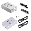 Miniatyrbillede 1 af 5: USB Printer Delingsenhed Dataoverførsel Splitter Auto Switch Hub 2 Ind 1 Ud