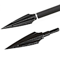 Miniatyrbilde 2 av 5: 6 stk Metall Pilspisser til Buejakt 125 Grain Bredhodetips Piler