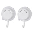 Powerful Suction Cup Hooks 2-pack White