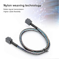Pikkukuva 4 / 4: Adapterikaapeli Datakaapeli SFF-8643 - SFF8643 H0106 Palvelin Sisäänrakennettu Mini SAS HD36P Nylonpunottu (1 metri)