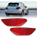 2 stk. røde bakre støtfangerreflektorlys for Cayenne 2011-2014 Erstatning 95863110500,de
