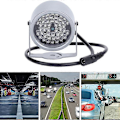 Miniatyrbilde 3 av 5: IR-belysning, nattesyn infrarødt lys 48 LED nattesyn vanntett lampe IR infrarødt lys for innendørs bruk