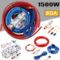 Pikkukuva 3 / 5: 1500W Auton Vahvistinjohtosarja 8GA Auton Subwoofer-kaapeli 60A Sulakepidike 18GA Auton Muokkaukseen Auton Osien