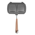 Miniatyrbilde 1 av 5: Sandwichmaskin for Sandwichlaging Non-stick Dobbeltsidig Bakebrett Pølsebrødrister Frokost M
