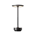 Miniatyrbillede 1 af 2: Trådløs skrivebordslampe Dæmpbar metal USB opladbar skrivebordslampe - 1 stk sort