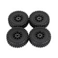 Miniatyrbillede 1 af 5: 4 stk. 70 mm Dæk Hjul Til Mn D90 D99s Mn-90 Mn91 Mn98 Mn99s C14 C24 C34 B14 B24 Rc Bil Opgradering