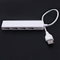 Miniatyrbillede 2 af 4: Ultra Slim USB Hub 4-port USB 2.0 Hub Hvid