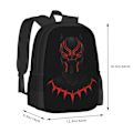 Miniatyrbild 2 av 5: Black Panther Ryggsäck, Laptop Ryggsäck Lättviktig Vardagsryggsäck Multifunktionell Reseryggsäck 2024THO