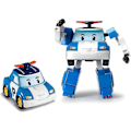 Miniatyrbillede 1 af 5: SBSG Robocar Poli Transformerende Robot, 10 cm Transformerbar Action Legetøjsfigur Køretøjer, Politi Nødsituation