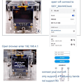 Miniatyrbild 2 av 5: ESP8266 DIY Elektronisk Kit Mini Klocka OLED Display Anslut med Shell DIY Lödprojekt