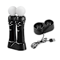 Miniatyrbilde 1 av 5: Spillkontrolllader for Sony PS4 VR Move Motion Controller Playstation Play Station PS 4 Laderdokk