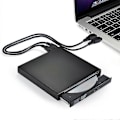 Miniatyrbillede 1 af 5: Usb 2.0 Ekstern Dvd-drev, Cd-rom-drev, Cd-rw-brænder, Bærbar Brænder, Egnet Til Laptop, Windows, Pc-sort 2024THO