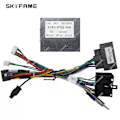 Miniatyrbillede 1 af 5: Gælder for bil 16-pin ledningsnet adapter Canbus Box Decoder Android Radio strømkabel til Porsche Cayenne