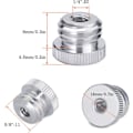 Miniatyrbillede 3 af 3: 1/4\"-20 til 5/8\"-11 1/4'' til 5/8'' gevindadapter til Bosch laser niveau stativadapter