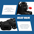 Miniatyrbilde 5 av 5: Dykking Universal Bcd Power Inflator Med 45 Graders Vinklet Munnstykke For Standard 1 Tommers Slange