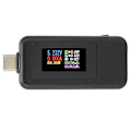 Miniatyrbild 1 av 5: USB-testare Realtidsdetektering IPS HD-skärm Hög Noggrannhet Ström Avstängning Lagring USB Spänningsmätare-YM