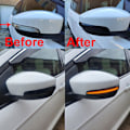 Miniatyrbilde 4 av 4: 1 par LED dynamiske blinklys side speil blinklys for Ford Kuga Escape EcoSport 2013-2018 C-Max Focus CJ5413B383AB