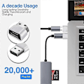 Miniatyrbild 3 av 5: Usb C till Usb Adapter [3-pack, Silver], Usb A till Usb C, Usb C till Usb, Usb C Adapter, Usb C Plugg, Us Adapter, Usb C till Usb, Usb Usb C, Usb C/a Adapter (