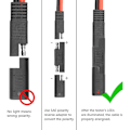 Miniatyrbillede 3 af 5: SAE Kortslutningsstik med LED-indikator, SAE Polaritetsomvendt Adapter, SAE Strømkabeltester S