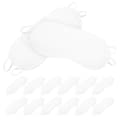 20 st Blanka Ögonmasker Sovmasker Engångs Ögonmasker Sovmasker Ögonlappar
