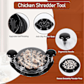 Miniatyrbild 5 av 5: Thermomix Tm5 Tm6 grönsaksskärare, multifunktionella köksblandartillbehör för effektiv skärning, strimling och ostberedning