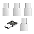 Pikkukuva 3 / 5: 5 kpl Ultra Mini Type-C USB-C - USB 2.0 OTG -sovitin matkapuhelimelle, tabletille ja USB-kaapelille ja muistitikulle