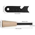 Miniatyrbillede 2 af 5: Fire Stone Kit 7 i 1, Overlevelsessæt - Fire Starter Type Flint Overlevelseslighter, Overlevelsesflint til Ekstremt Stærke og Varme Gnister s202412121325