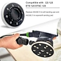 Miniatyrbillede 2 af 5: 492280 Slibepude, 125 mm (5 tommer), 8 huller, Kompatibel med Festool