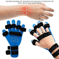 Miniatyrbild 3 av 5: Hand- och handledsstöd för fingrar, förlängd typ, för stroke, hemiplegi, handskensfixering, träningsstöd, korrigeringsplatta