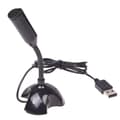USB-mikrofon Web Flexibel Brusreducerande Mic För PC Dator Laptop Stativ