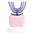 Fully Automatic Sonic Electric Toothbrush with Charging Stand – Pink