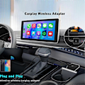 Pikkukuva 1 / 5: Auton Ai Box 2-in-1 Langaton Carplay Android Auto -sovitin Älykäs Auton Ai Box Auton Langallinen CarPlay Langattomaksi CarPlayksi