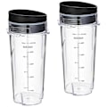 Miniatyrbillede 1 af 5: 16oz udskiftningskopper til Ninja Qb3001ss Fit Compact Personal Blender, med låg - 2 pak