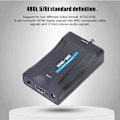 Miniatyrbilde 2 av 3: HDMI til BNC-adapter, komposit HDMI til BNC-videoadapter og 3,5 mm 480i 576i lydsignalomformer Støtter NTSC/PAL, miljøvennlig HDMI BNC-omformer
