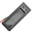 Miniatyrbild 4 av 5: Bilklocka Universal Digital Klocka Datum 3 I 1 LCD-Skärm Elektronisk Temperatur Nattlys Trim Grön