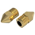 Miniatyrbillede 1 af 5: 5 stk. Egnet til Zortrax M200 V2 Hot-End Ekstruderingshoved Varmedysse 0,4 mm H59 Messingdysse 2024THO