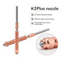 Miniatyrbilde 2 av 5: For K2 Plus Dyse Hurtigbytte-dysesett Herdet Stål Design for K2 Plus 3D-printer 2 stk. 0,8 mm