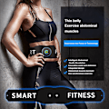 Miniatyrbild 4 av 5: Bälte för träning av magmuskler, fitnessapparat, magmaskin, bälte för magmuskeltoning, bärbar magmuskelstimulator, myoplasticitet, 10 träningsmönster