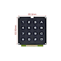 Miniatyrbild 5 av 5: 3 st 16-tangenters tangentbordmoduler matriser arraymoduler tangentbord industriellt tangentbord med industriell skala
